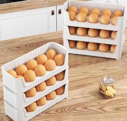 Stackable Egg Tray Set of 3